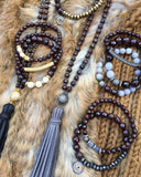 BELLE garnet Bracelet by NICOLE LEIGH Jewelry