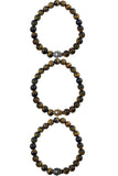 JOHN tiger's eye Men's by NICOLE LEIGH Jewelry
