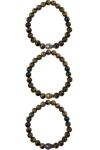 JOHN tiger's eye Men's by NICOLE LEIGH Jewelry