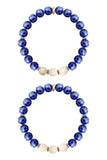 KAT GOLD sodalite/riverstone
