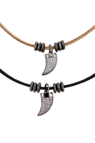 KYLIE gunmetal Necklace by NICOLE LEIGH Jewelry