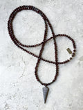 HARLOW garnet Necklace by NICOLE LEIGH Jewelry