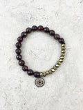 BELLE garnet Bracelet by NICOLE LEIGH Jewelry