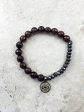 BELLE garnet Bracelet by NICOLE LEIGH Jewelry